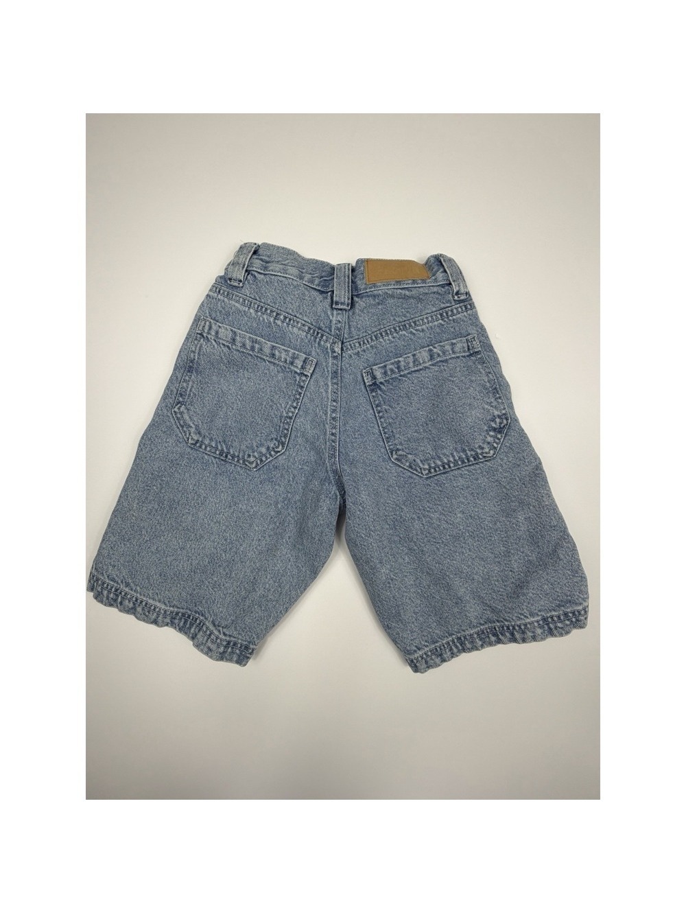 PacSun Boy Fit Cargo Shorts Womens Size 22 Light Wash Denim Baggy Y2K Skater - Picture 2 of 9